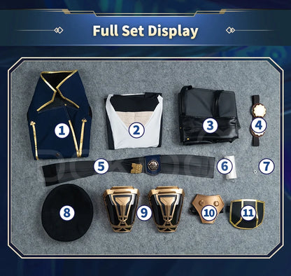 IN STOCK Vii Cosplay Costume Game Cosplay【S-3XL】DokiDoki-SR Women Uniform Suit Vii Costume Halloween Plus Size