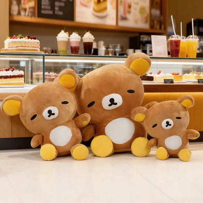 Hot 60cm Cute Plush Teddy Bear for Kids Birthday Xmas Gift Soft Snuggle Toy Stuffed Animal Cute Kuma Doll for Girls Hug Pillow