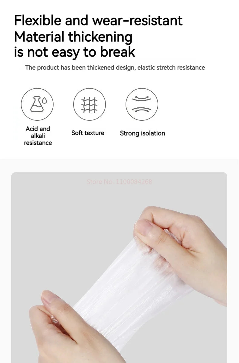 Sanrio Disposable Gloves, Single Pack, Small Bag, Household Food Grade Kitchen Cleaning, Thickened Pe Transparent Gloves