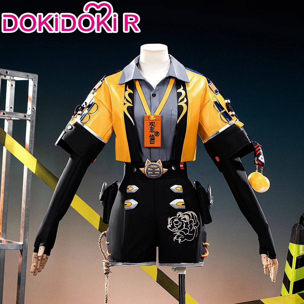 Ju Fufu Cosplay Costume Game Zenless Zone Zero DokiDoki-R ZZZ Women Costume Ju Fufu Tiger Cute Cosplay Halloween Tail