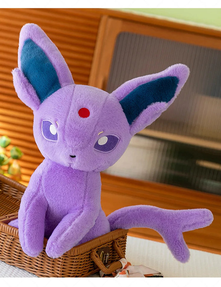 40/50/70CM Big Size Pokemon Espeon Plushies Cartoon Anime Soft Plush Pillow Doll Kawaii Stuffed Plushie Ornament Children Gifts