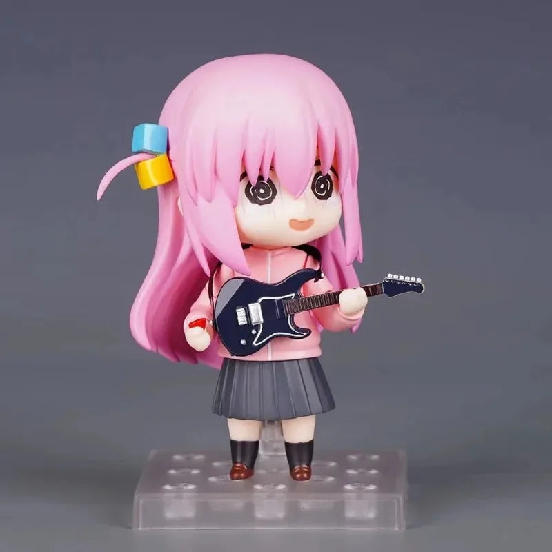 Q-version Girl Anime BOCCHI THE ROCK Gotoh Hitori Figurine Yamada Ryo Action Figures Cute Dinosaur PVC Collection Model Toy Gift