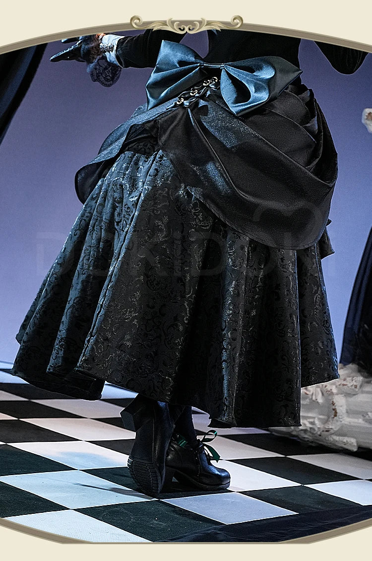 IN STOCK Ciel Phantomhive Cosplay Costume Anime DokiDoki-SR Ciel Black Rose Costume Men Cosplay Halloween