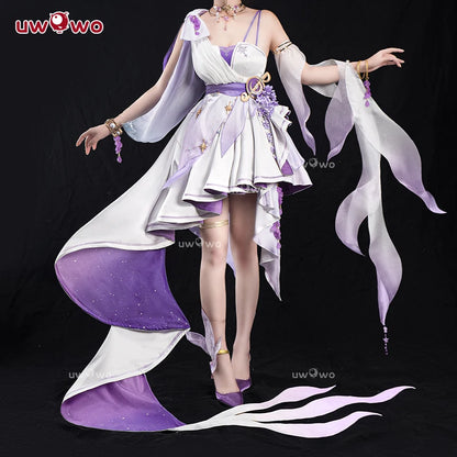 PRE SALE UWOWO Robin Cosplay Game Honkai Star Rail Fanart Robin Wisteria Gown Cosplay Costume Halloween Costume