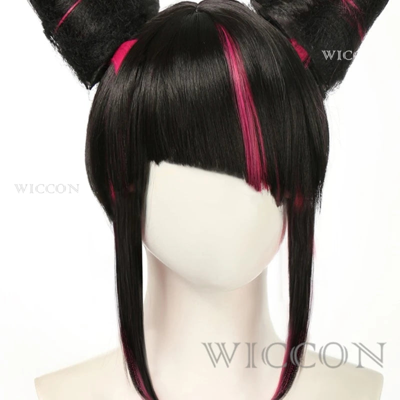 SF6 Juri Han Cosplay Costume Set Polyester Women