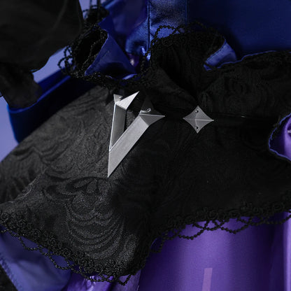 Genshin Impact Wonderland Manekina Cosplay Costume Candlelit Revelry Dress Hat Halloween Party for Women Girls Role Play Outfit