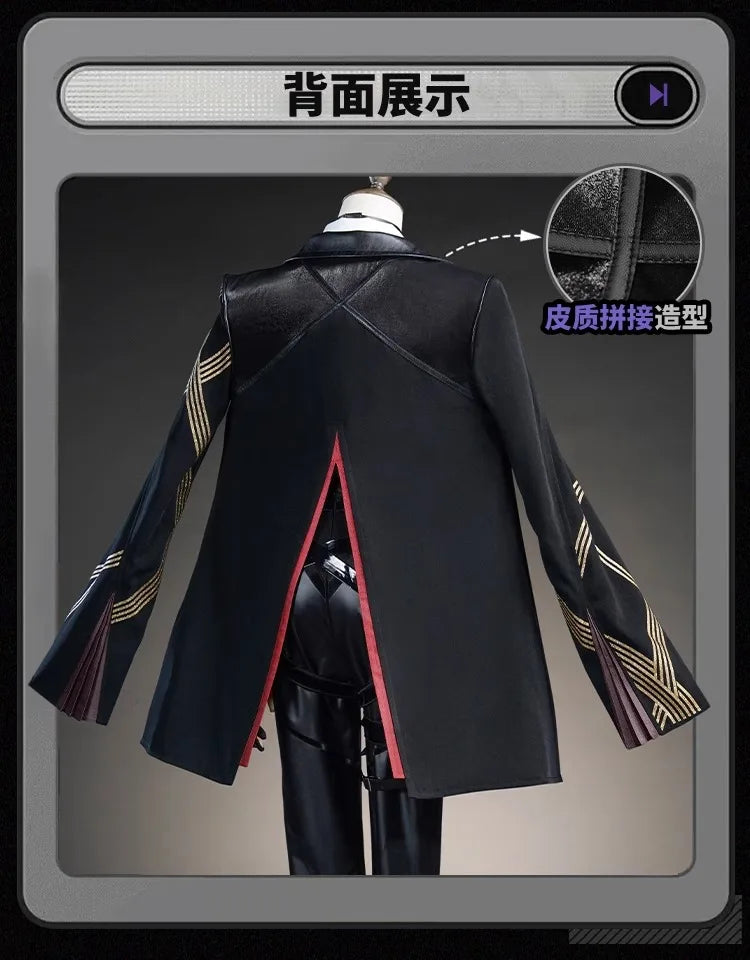 Zenless Zone Zero Evelyn Chevalier Cosplay Costume Wig Uniform Jacket Headwear Earrings Stars of Lyra Halloween Party Women Prop