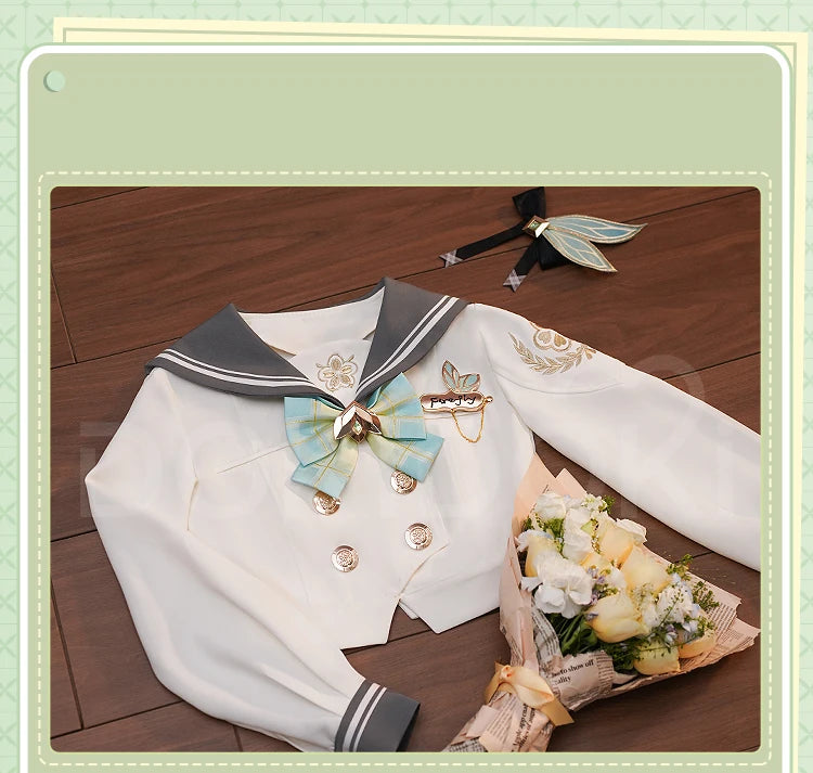 IN STOCK Firefly Cosplay Costume Game Honkai Star Rail DokiDoki-SR Women Cute JK Uniform HSR Firefly Spring Missive