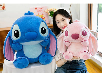 30/40/60cm Big Size Stitch Disney Anime Plush Stuffed Doll Kawaii Room Decoration Plushies Pillow Ornaments Holiday Gifts