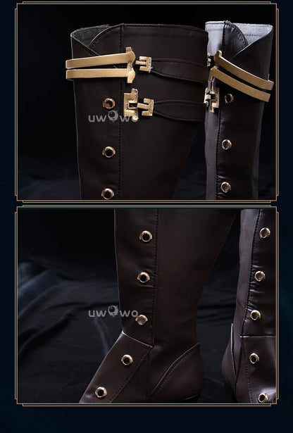 UWOWO League of Legends/LOL: Gwen Prestige Crystal Rose Wildd Rift WR ASU Cosplay Shoes