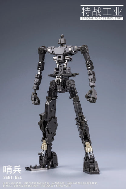 SFI 1/100 SENTINEL Series Alloy Die Casting Frame Action Figure Tactical Robot Model Toy with Detachable Parts Assembly