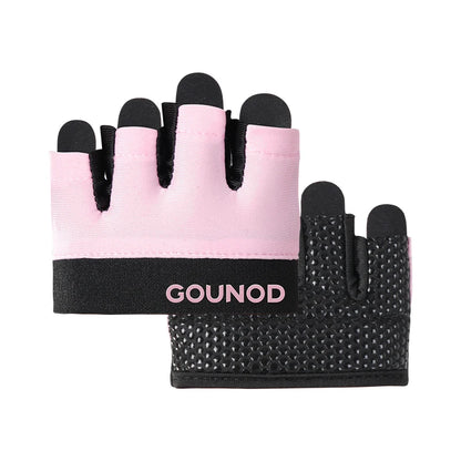 Men and Women Half Finger Cycling Gloves Breathable Anti-Slip Gym Fitness Training - PK / M