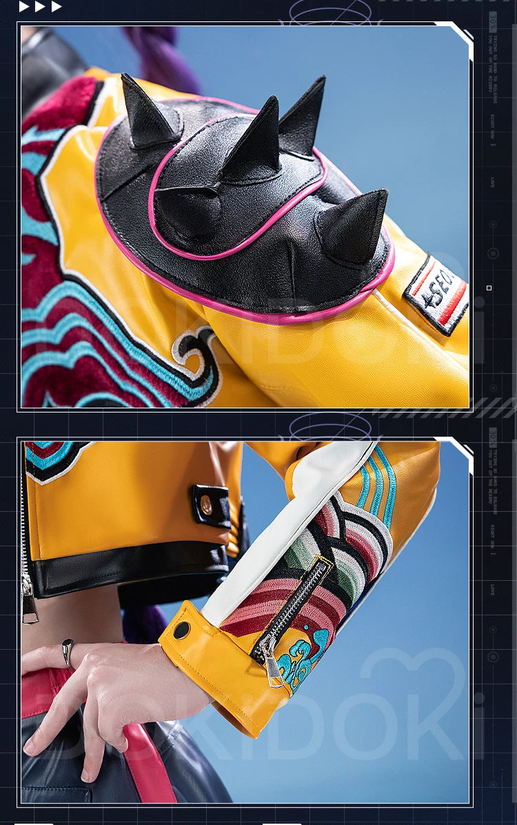 【Last Batch】IN STOCK Rumii Zoeyy Miraa Cosplay Costume【XS-3XL】DokiDoki-R Women Yellow Suit Rumii Miraa Costume Plus Size