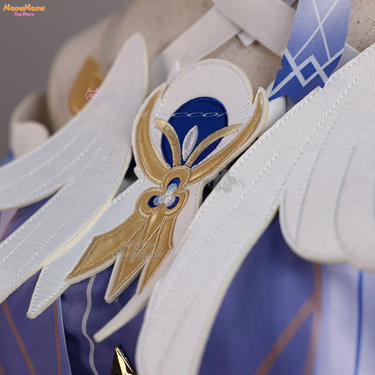 Genshin Impact Moon Goddess Columbina Cosplay Suit Polyester
