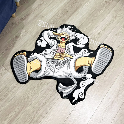 Irregular Rugs Anime Dragon Ball Z Wishing Dragon Goku Super Saiyan 4 Customize Rug Handmade Carpet Area Rug for Home Decor