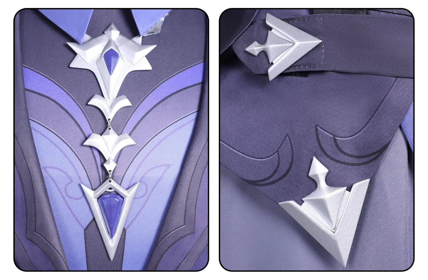 Genshin Impact Kyryll Chudomirovich Flins Cosplay Costume Wig Uniform Halloween Party for Women Men Carnival Role Play Outfit