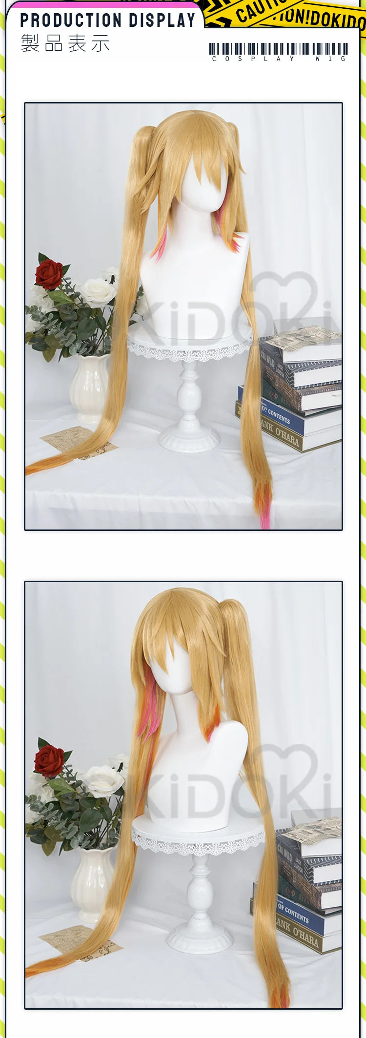 IN STOCK Kanna Tooru Ilulu Wig Anime Miss Kobayashi's Dragon Maid DokiDoki Kanna Cosplay Women Long Hair Free Cap