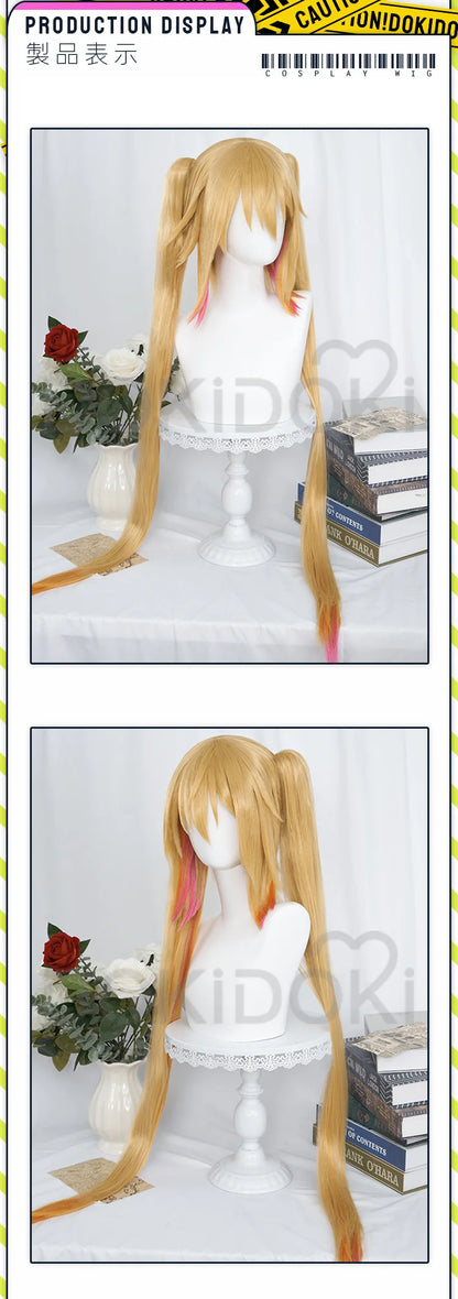 IN STOCK Kanna Tooru Ilulu Wig Anime Miss Kobayashi's Dragon Maid DokiDoki Kanna Cosplay Women Long Hair Free Cap