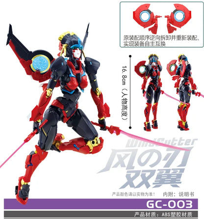 In Stock M Breed Arcee Assembly Model Kit Aicy Transformation Robot Action Figures M66337 KO Riobot Robot Boys Gifts