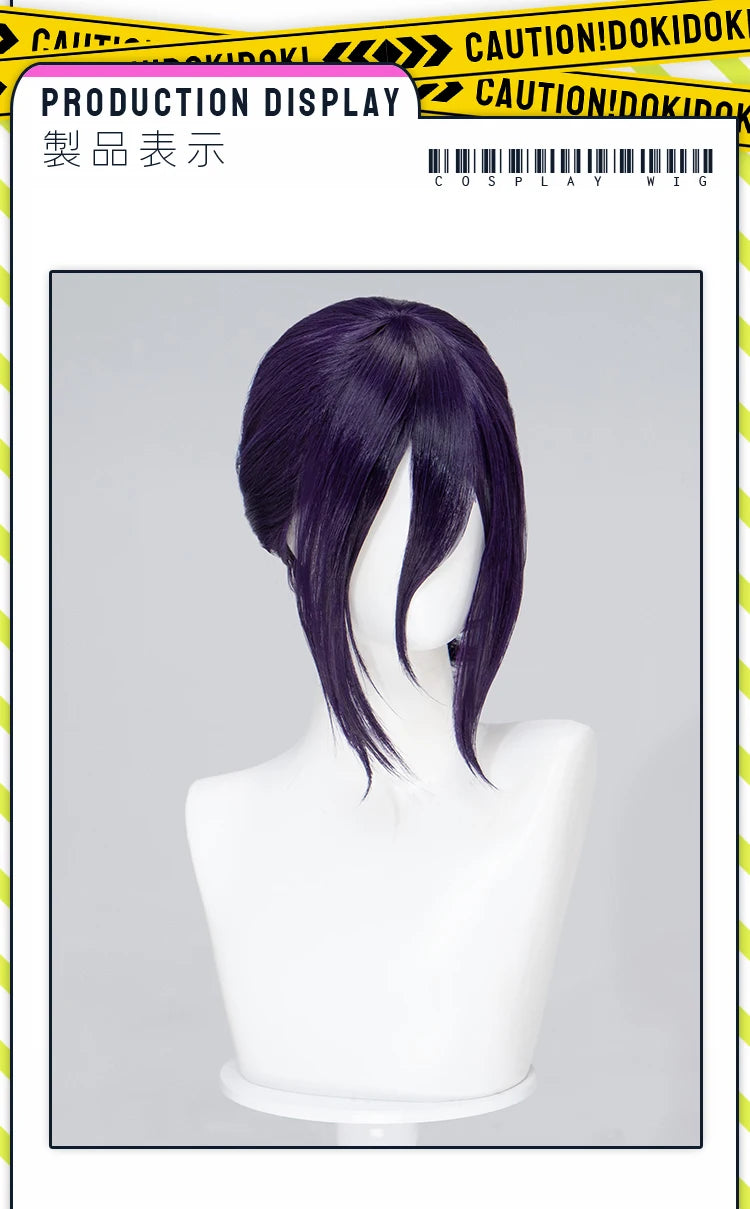 IN STOCK Powerr Hayakawaa Himenoo Makimaa Denjii Rezee Quanxii Angel Devil Yoshidaa Wig Anime DokiDoki Women Free Wig Cap