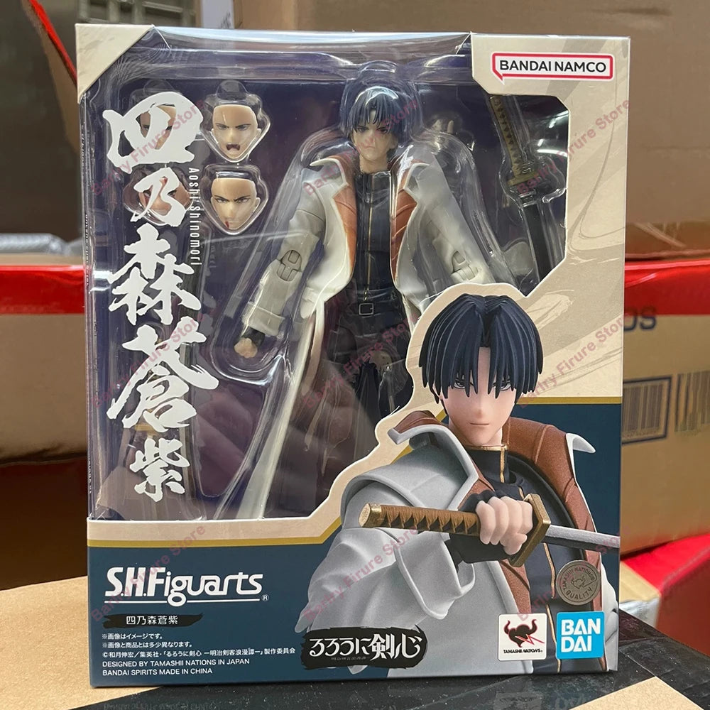 Bandai S.H.Figuarts Rurouni Kenshin Aoshi Shinomori 165mm PVC Model