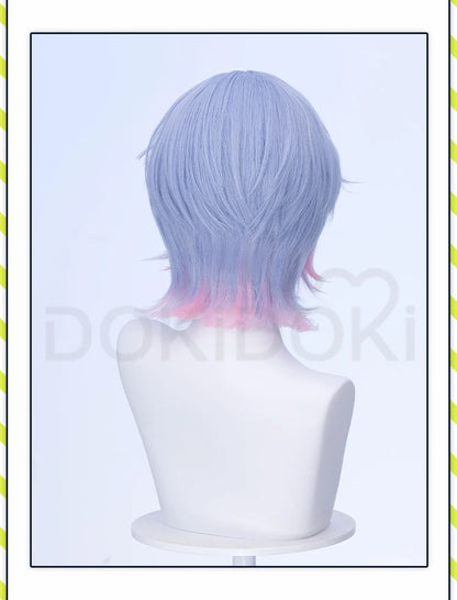 IN STOCK MIKUOO Mikuu Wig Game Cosplay DokiDoki Men 35cm Short Hair Rabbit Hole Men Ver Free Wig Cap