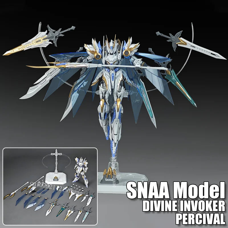 In Stock SNAA Model DIVINE INVOKER PERCIVAL 1/144 Assembly Model Kit The Round Table Knights Action Figurine Model Toy Gifts