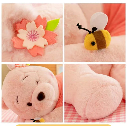 40-100CM New Disney Winnie the Pooh Bear Doll Cartoon Plush Toy Cute Anime Soft Pillow Stuffed Kawaii Children's Birthday Gift