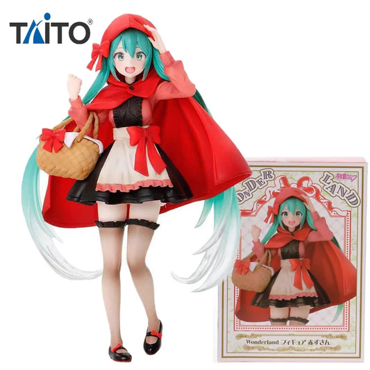 Bandai Hatsune Miku Wonderland Little Red Riding Hood 18CM PVC Model