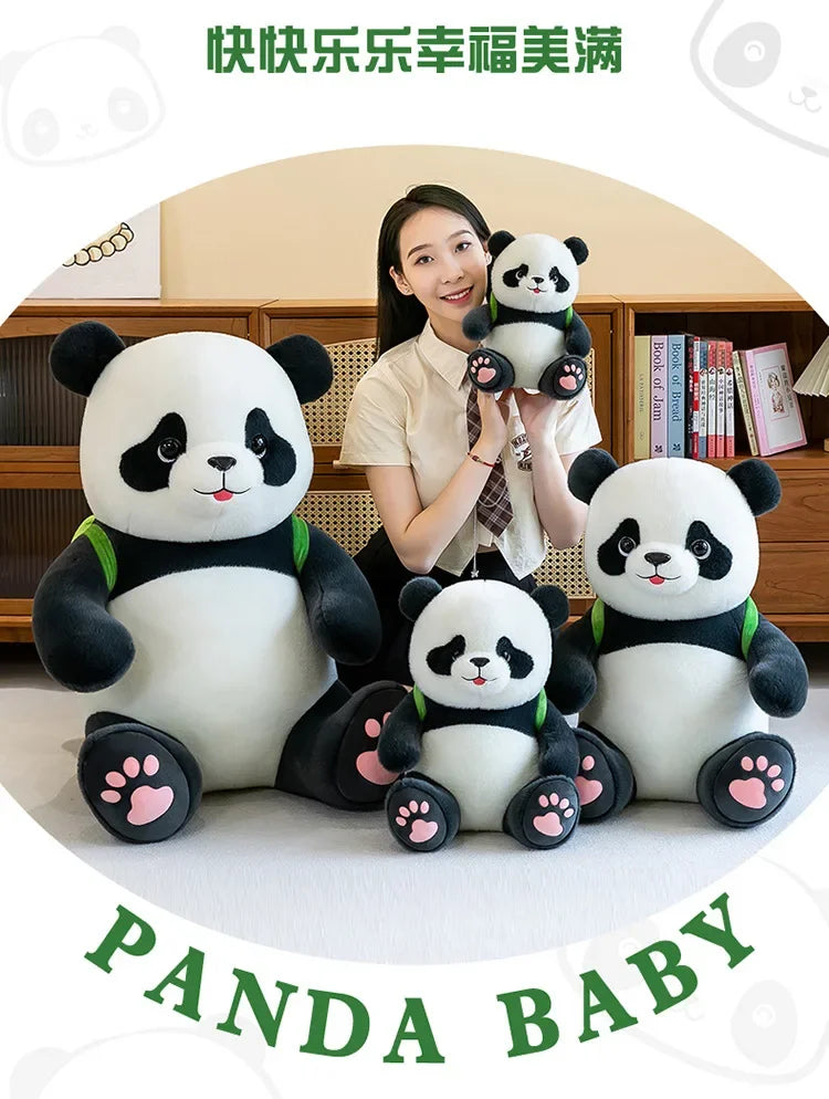30-60cm Chinese Panda Plush Toy Chest Listing Super Full Soft Chinese National Treasure Animal Doll Children's Birthday Gift