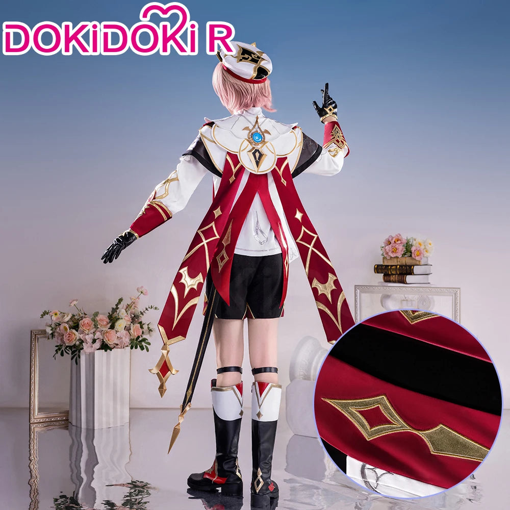 IN STOCK Dahlia Cosplay Costume Game Genshin Impact【S-2XL】DokiDoki-R Mondstadt Dahlia Hat Men Halloween Costume Plus Size