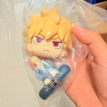 My Hero Academia Chibi PVC Figurines Tomura Shigaraki Izuku Midoriya Katsuki Bakugo Collectible Toy Model