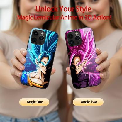 3D Lenticular Phone Cases Dragon Ball Z Vegito Goku Vegeta Gohan Super Saiyan for Cell Phone IPHONE SAMSUNG REDMI,Etc.