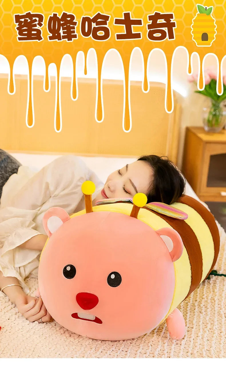 75CM Cute Soft Kawaii Honey Husky  Plush Toys Dog Stuffed Animals Long Pillow Doll for Kids Girlfriend Birthday Gift Home Decor