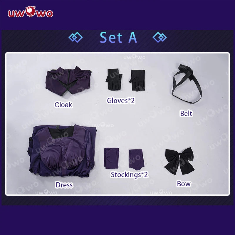 UWOWO Jeannee Cosplay Game  Jeannee d'Arc Stage 2 Battle Suit Cosplay Costume Halloween Costume