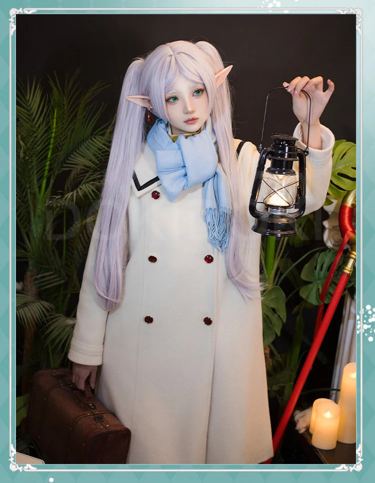 Frieren Himmel Fern Cosplay Costume Anime Frieren: Beyond Journey's End【XS-2XL】DokiDoki-R Women Winter Costume Plus Size