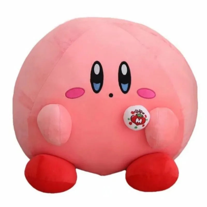 60cm Big Size Kirby Kawaii Cartoon Anime Plush Stuffed Doll Room Plushies Pillow Ornaments Cute Peluche Children's Holiday Gifts