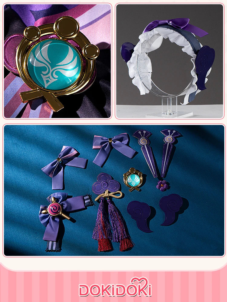 IN STOCK Yumemizuki Mizuki Cosplay Costume Game Genshin Impact【XS-3XL】DokiDoki-N Women Cute Dress Plus Size