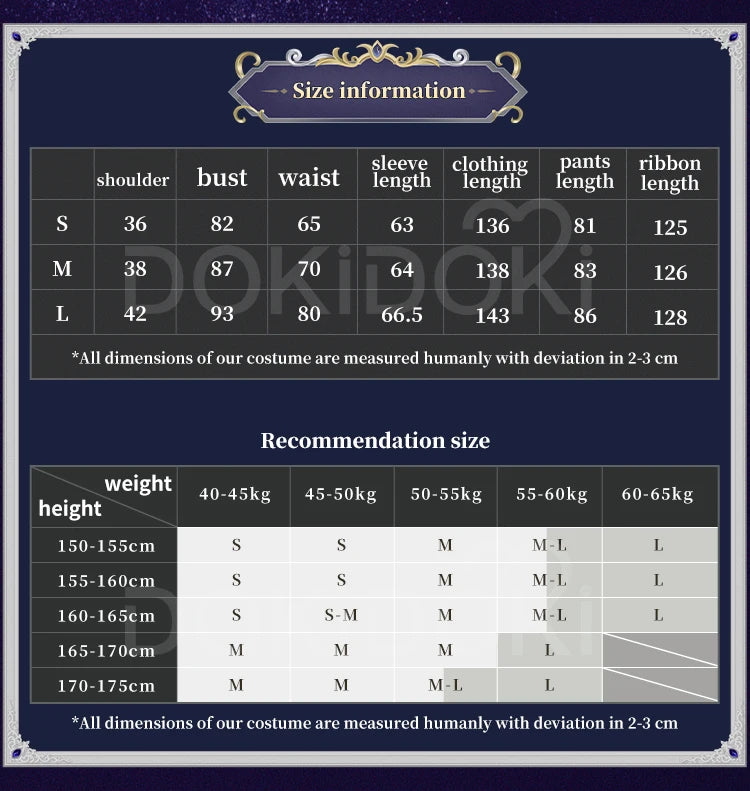 IN STOCK Ciel Phantomhive Cosplay Costume Anime DokiDoki-SR Men Halloween Costume Ciel Oyster Dress