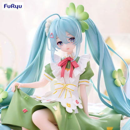 Bandai Hatsune Miku Flower Fairy Four-Leaf Clover 15CM PVC Model