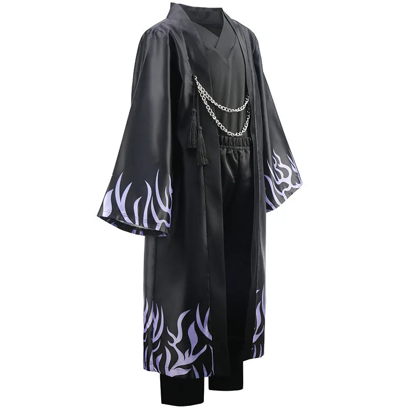 Children’s Halloween Boys’ City Hunter Cosplay Color-Blocked Suit Casual Clothing Set