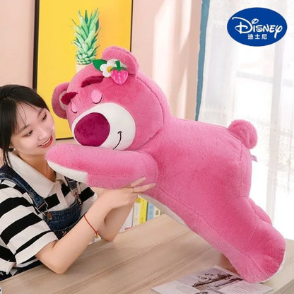 40/70/100cm Super Big Size Lotso Disney Anime Plush Stuffed Doll Room Decoration Kawaii Peluche Children's Pillow Holiday Gift