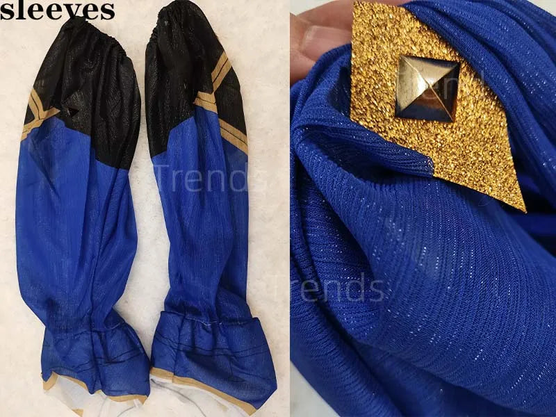 Genshin Impact Layla Cosplay Costume Set Adult Cotton Polyester