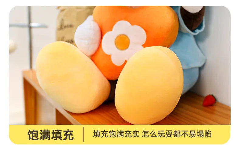 Large Size 80cm New Minnie Mickey Mouse Couples Doughnut Kawaii Movies Stuffed Plush Toy Doll Birthday Girlfriend Girl Xmas Gift