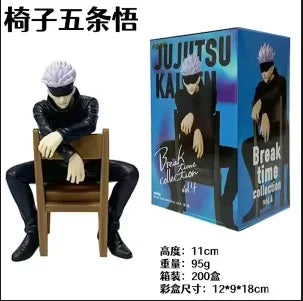 11cm New Gojo Satoru Anime Jujutsu Kaisen Action Figure Itadori Yuji Seated Noodle Stopper Model Toys Japanese Dolls Hobbies 