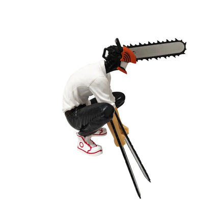 Viral Chainsaw Man Denji Collectible Figure - Car & Room Dual-Use Decoration, Poseable Doll, Christmas & New Year Holiday