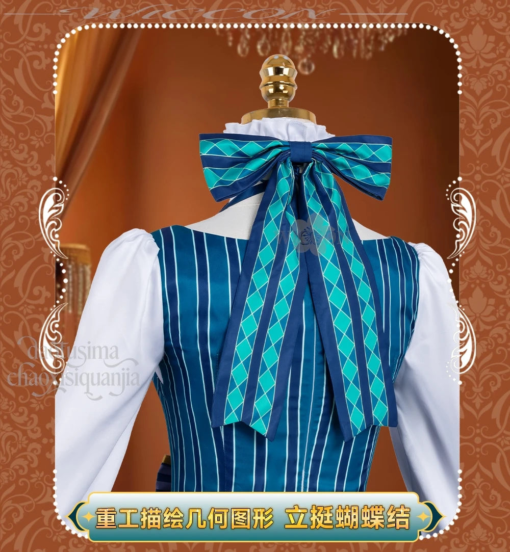 Genshin Impact Lynette Cosplay Set Polyester Unisex