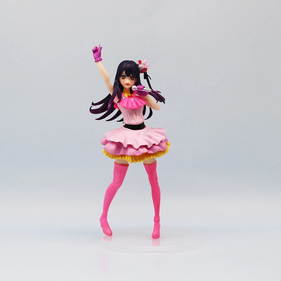 21cm OSHI NO KO Anime Figure Idol Singer Hoshino Ai PVC Action Kawaii Star Arima Kana Collectible Model Toy - No Box