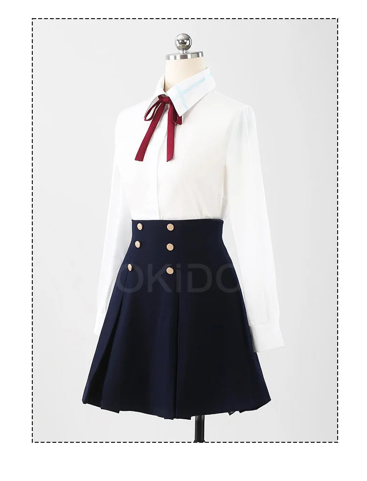 Kiriko Yuuki Asuna Cosplay Costume Anime Sword Art Online【XS-2XL】DokiDoki-R School Uniform Kiriko Cosplay