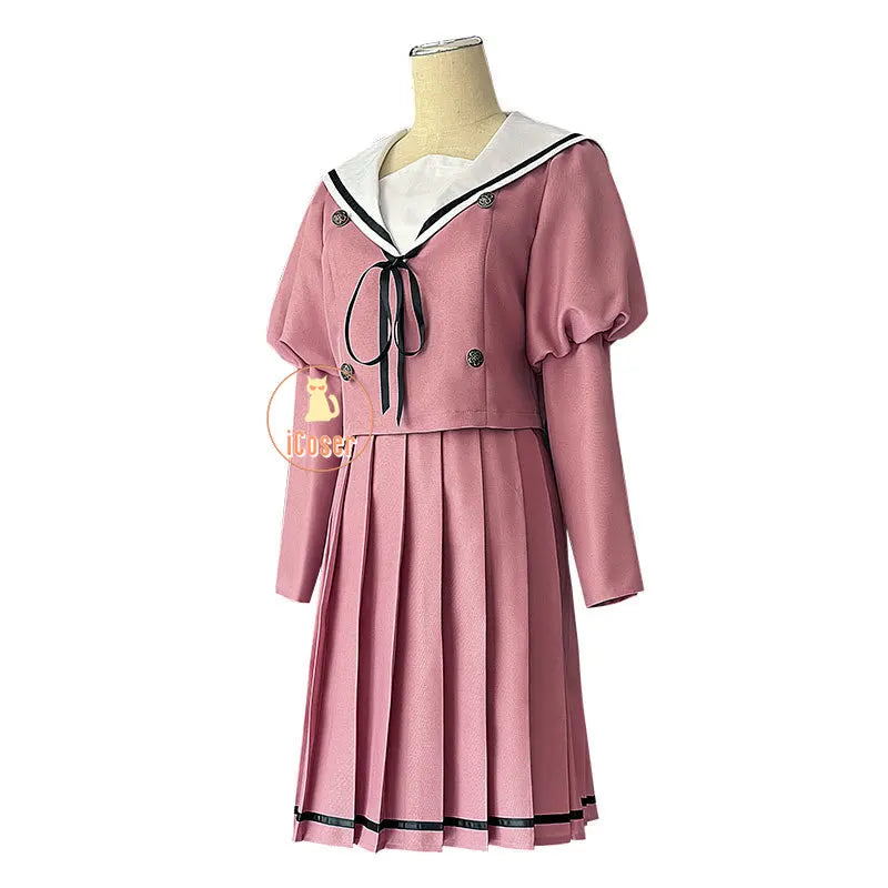 Kaoruko Waguri Cosplay Costume Wig Dress Anime The Fragrant Flower Blooms with Dignity School Uniform Halloween Party Women Girl